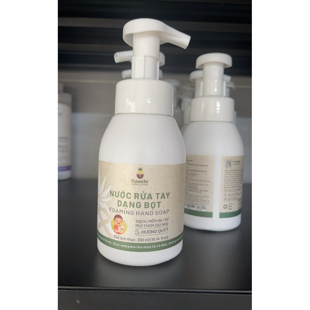 Nước rửa tay hữu cơ Fuwa3e 300ml / chai triết 1lít