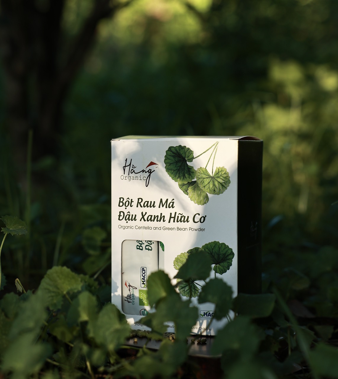 Bột đậu xanh rau má