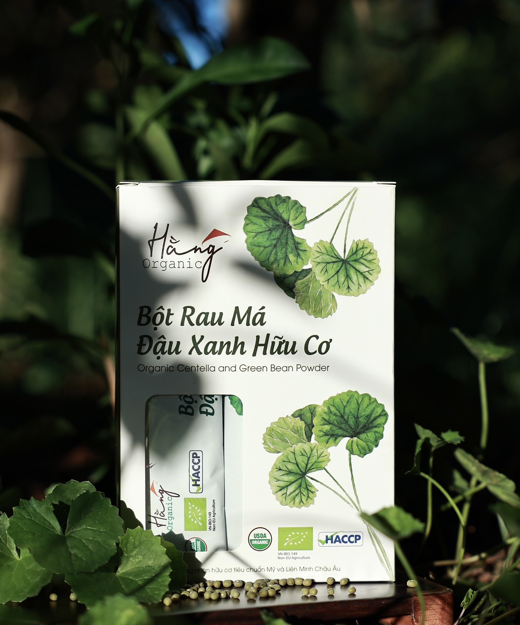 Bột đậu xanh rau má