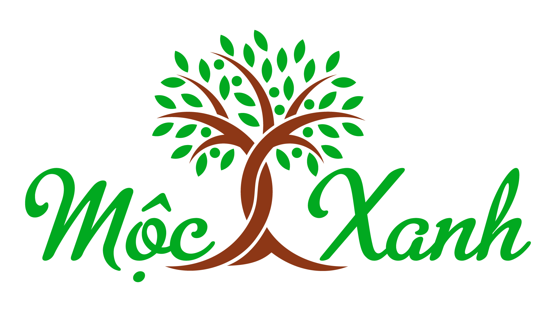 logo Mộc và Xanh Shop