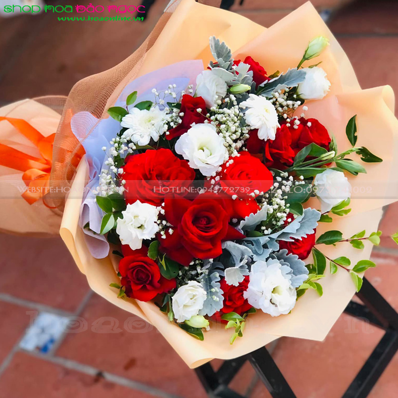 bó hoa hồng BN-B0001