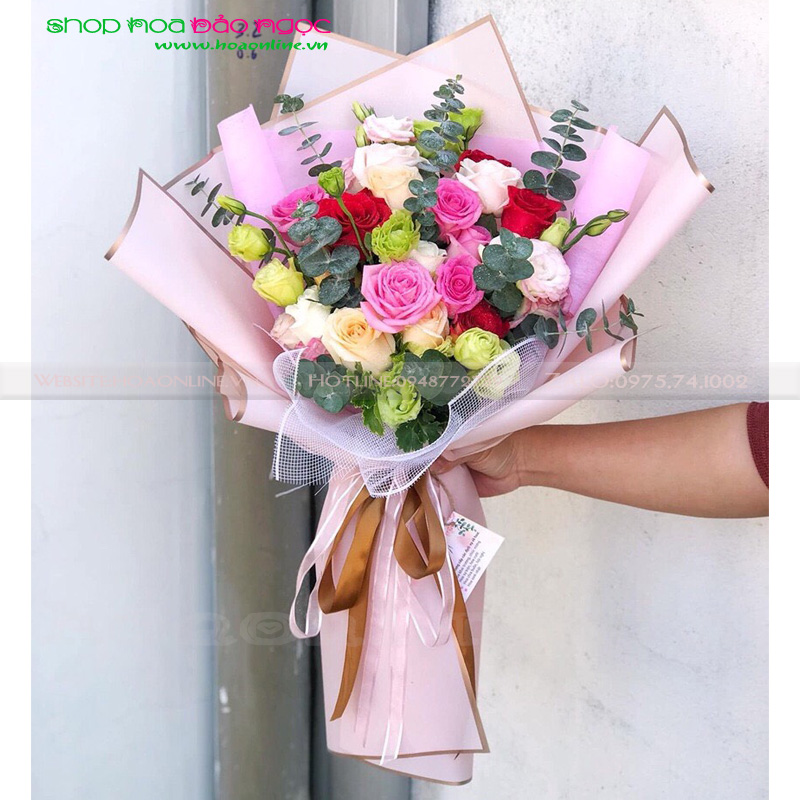 Bó hoa hồng tươi BN-B0016