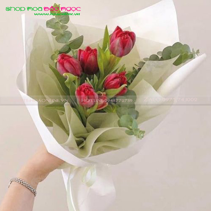 Bó hoa Tulip xinh BN-B0229