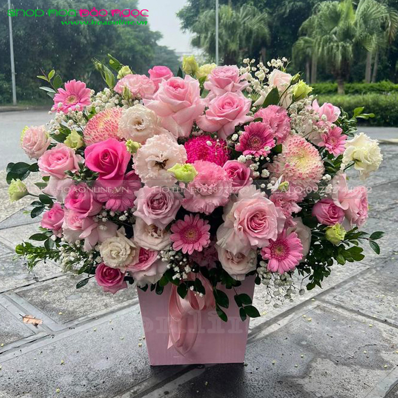 Giỏ hoa ngày lễ BN-G393