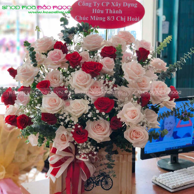 Hoa tặng ngày phụ nữ BN-G291