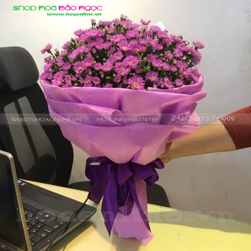 Bó hoa thạch thảo tím BN-B0243 - Shop Hoa Bảo Ngọc Bó hoa thạch thảo tím BN-B0243 - Shop Hoa Bảo Ngọc