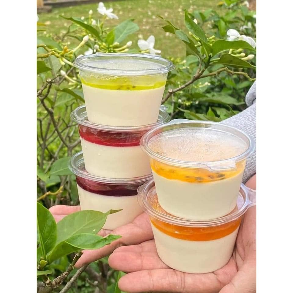 Giải Pháp Đựng Nước Chấm & Bánh, Panna Cotta Tiện Lợi, An Toàn - Hũ Nhựa PET Nắp Liền