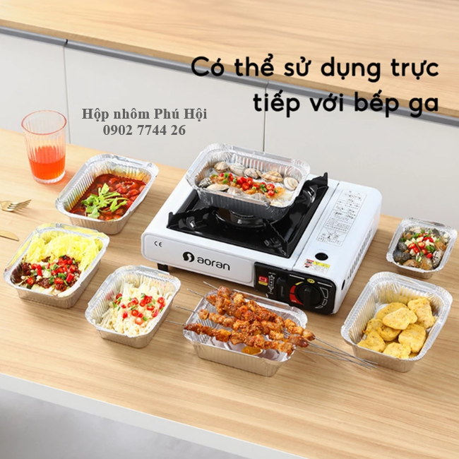 Hộp nhôm, khay nhôm tại TP Hà Nội, TP Hải Phòng, TP Đà Nẵng
