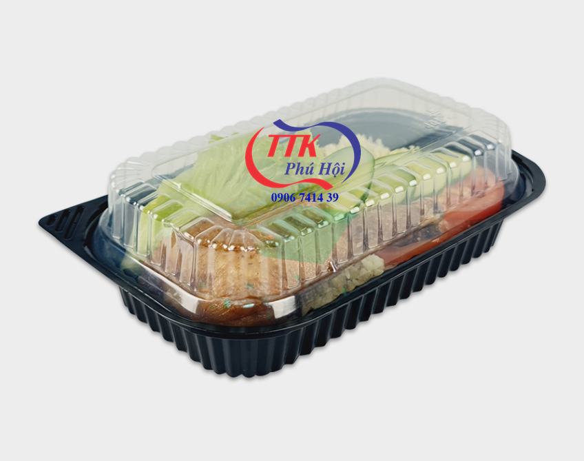 Hộp nhựa đựng thức ăn 1 ngăn HT17