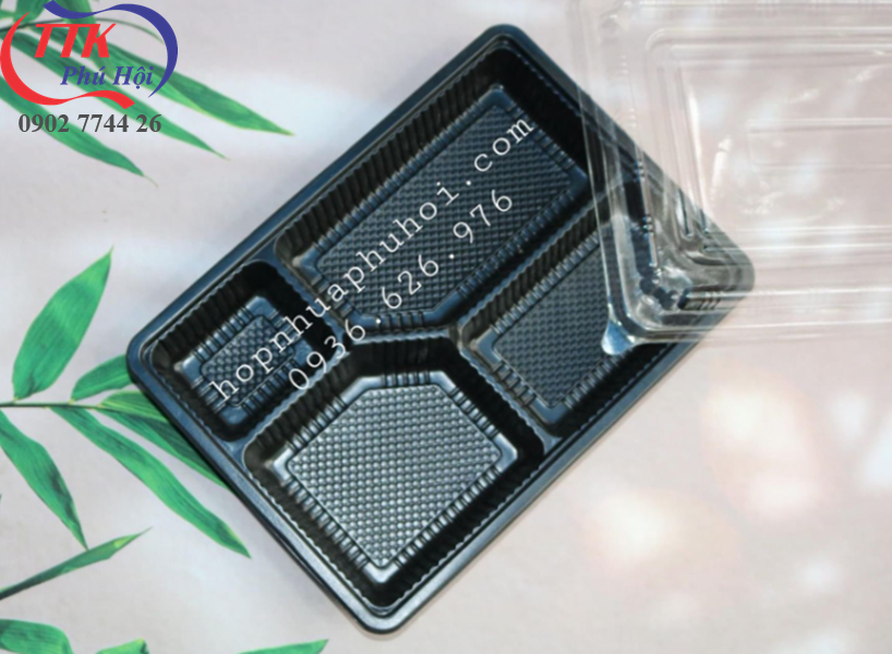 Hộp nhựa HT25 – 4 ngăn