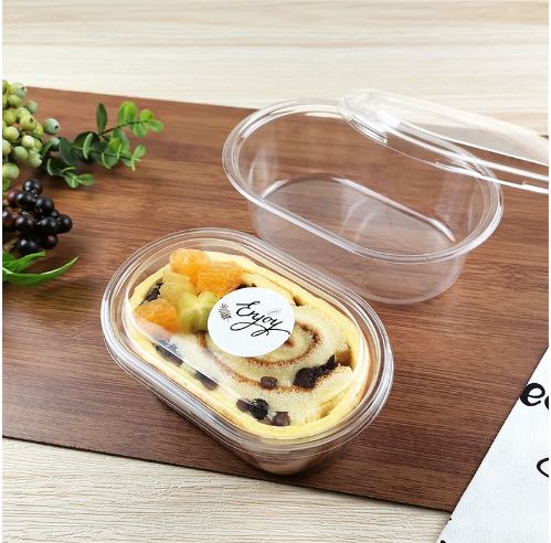 HỘP NHỰA ĐỰNG BÁNH TIRAMISU JB-11 - HỘP NHỰA ĐỰNG BÁNH OVAL