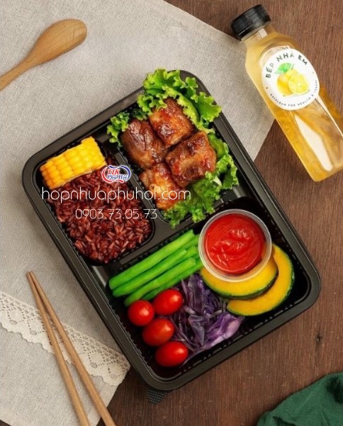 Lợi ích của việc sử dụng hộp nhựa đựng cơm 3 ngăn JB88 - Phú Hội