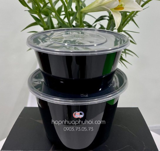 Các mẫu hộp nhựa tròn đựng bún phở đẹp được sử dụng nhiều trên thị trường