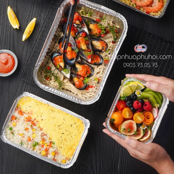 PHÚ HỘI - ĐƠN VỊ CUNG CẤP HỘP NHÔM ĐỰNG THỰC PHẨM UY TÍN, CHẤT LƯỢNG, GIÁ TỐT