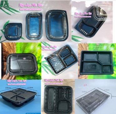 Bật mí những mẫu hộp nhựa Jadebox đế đen đựng cơm giá rẻ, tiện lợi