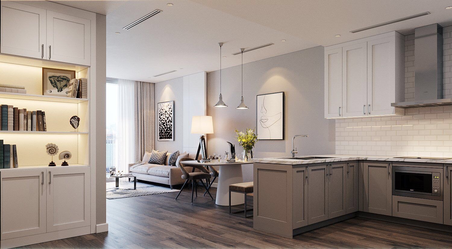 Nội Thất Chung Cư  Vinhome hiện đại