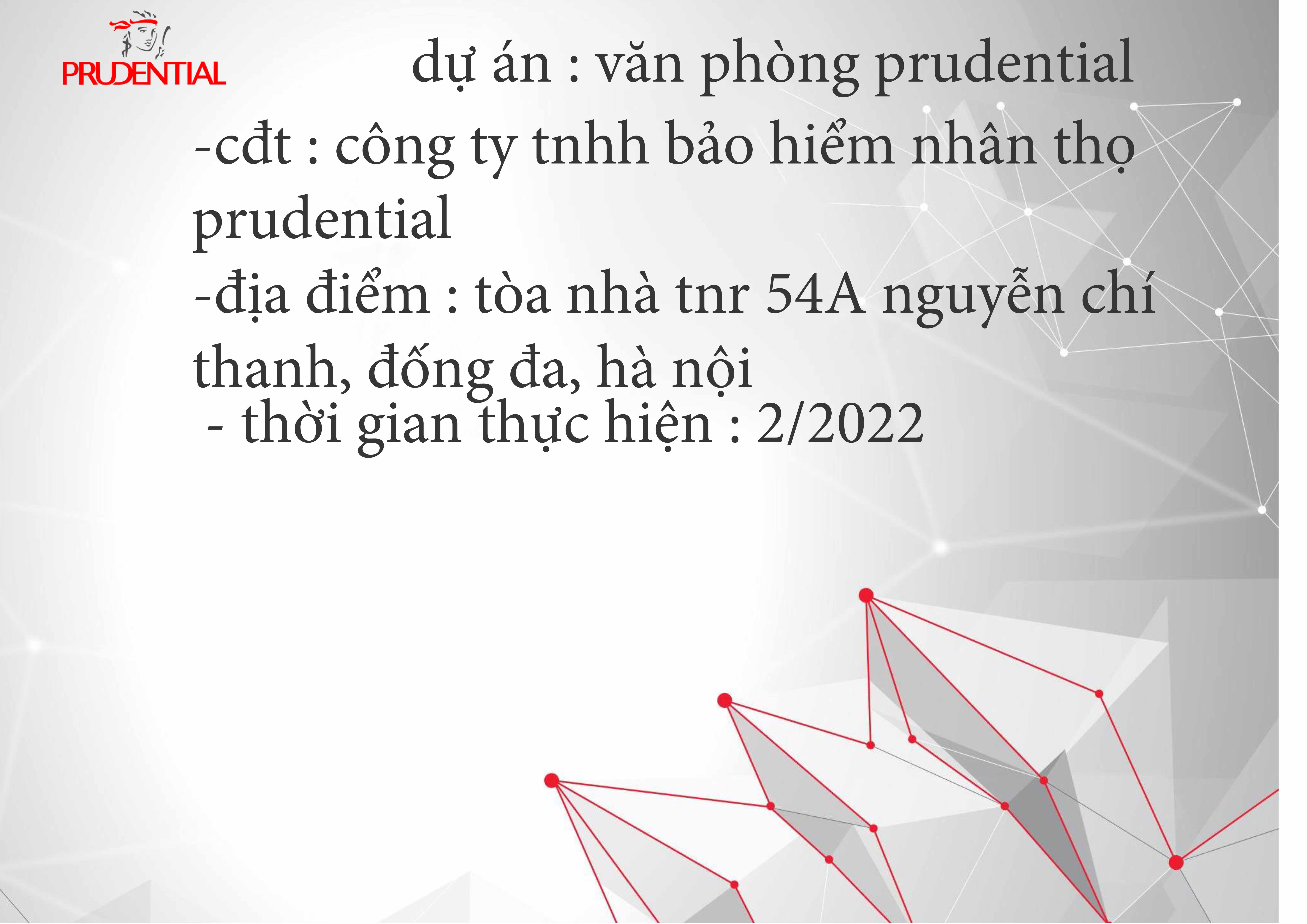 Nội thất VP Prudential