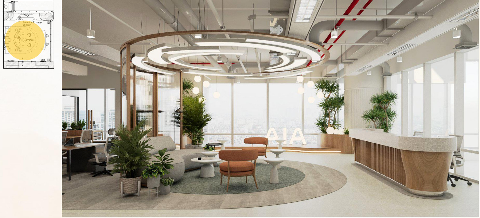 Văn phòng AIA - Thiết kế và thi công
