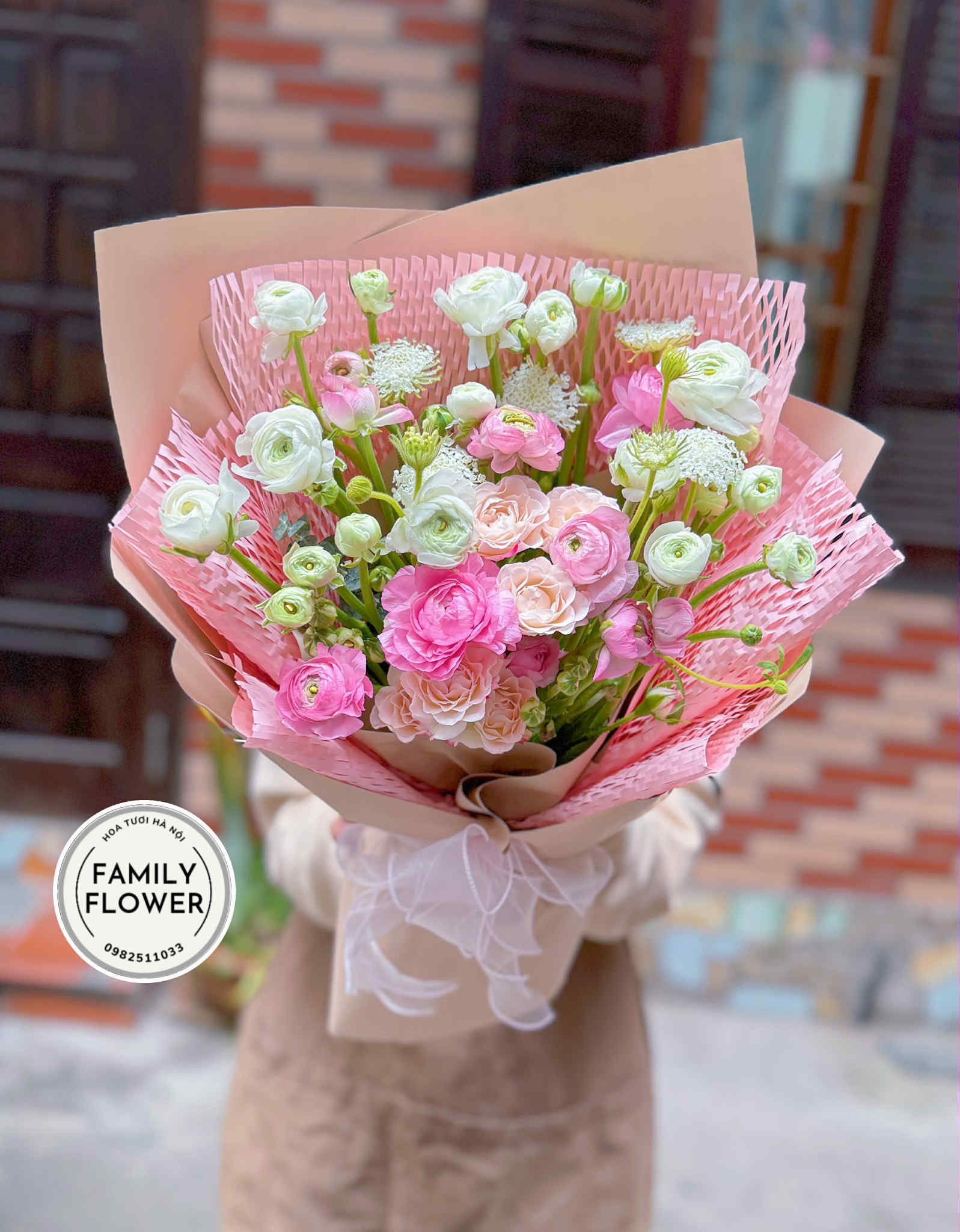 Bó hoa mao lương tặng sinh nhật ở quận Cầu Giấy ! Hoa tươi Cầu Giấy ! Hoa mao lương Hà Nội