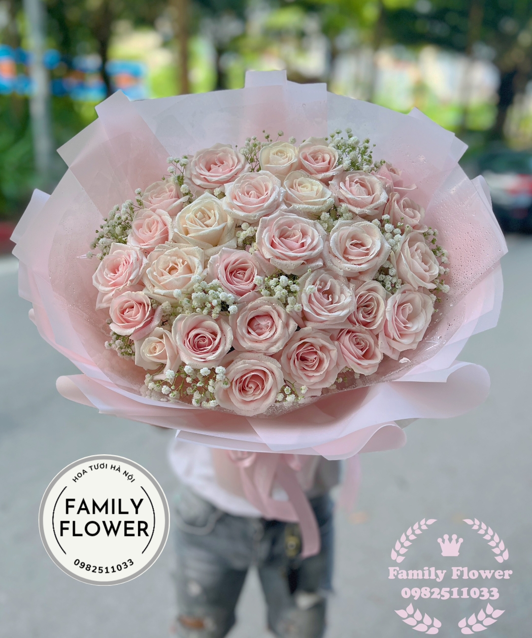 Bó hoa tặng vợ người yêu nhân dịp 20 tháng 10 ở Hà Nội ! Hoa 20 tháng 10, hoa tươi Hà Nội     