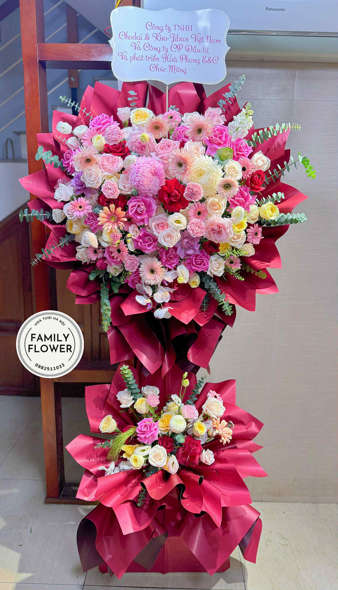 Kệ hoa chúc mừng ngày nhà giáo Việt Nam 20 tháng 11 ! Kệ hoa tươi chúc mừng ở Hà Nội