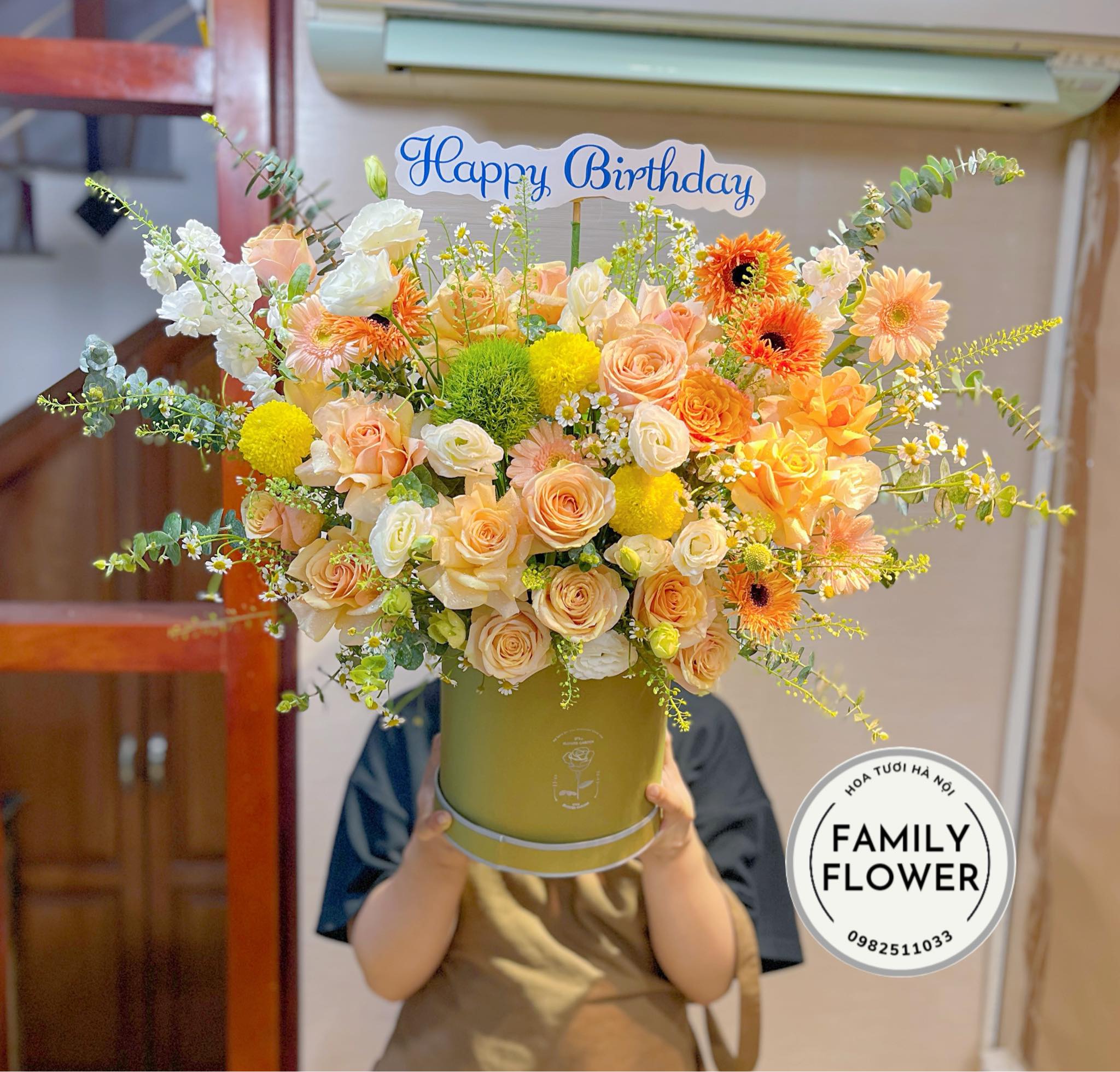 Hộp hoa tươi tặng chúc mừng sinh nhật tại Ba Đình Hà Nội ! Hoa tươi Hà Nội ! Mua hoa online tại Ba Đình Hà Nội
