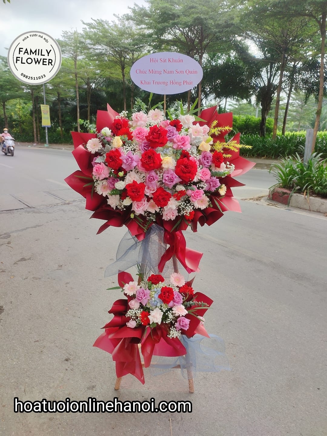 Cây hoa tươi mừng khai trương , tặng đối tác nhân dịp quan trọng
