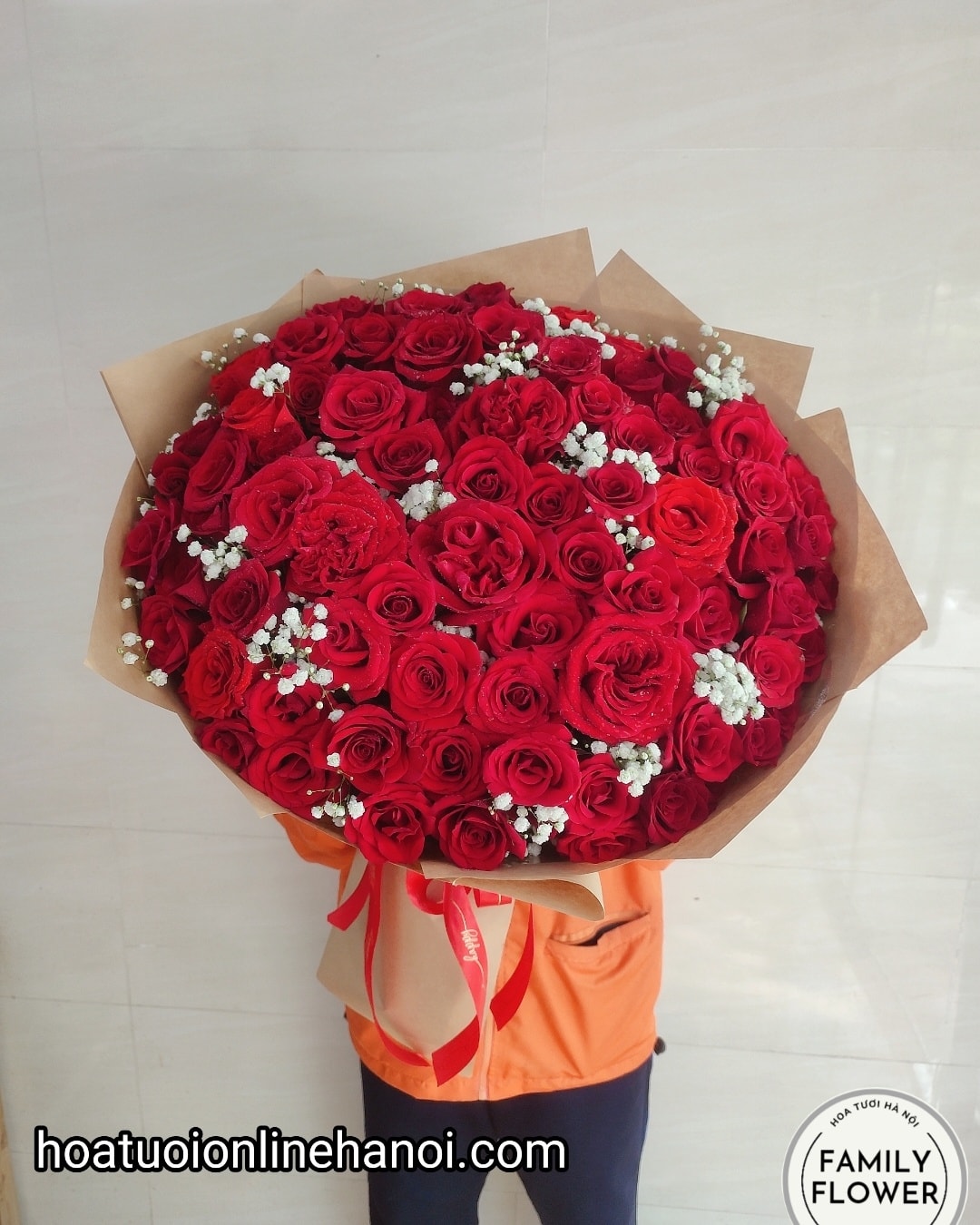 bó hoa hồng đỏ chúc mừng sinh nhật vợ yêu , bạn gái ở Quận Ba Đình - Hà Nội