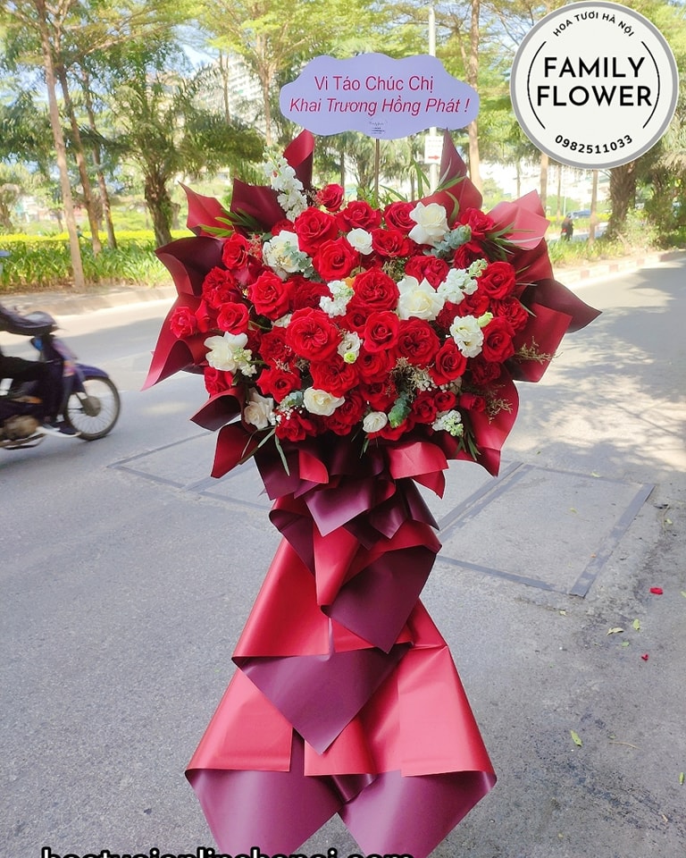 hoa khai trương quận CẦU GIẤY . BA ĐÌNH - HÀ NỘI