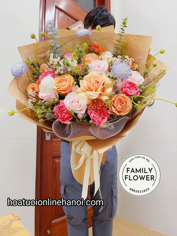 Bó hoa chúc mừng sinh nhật đẹp tại Hà Nội .