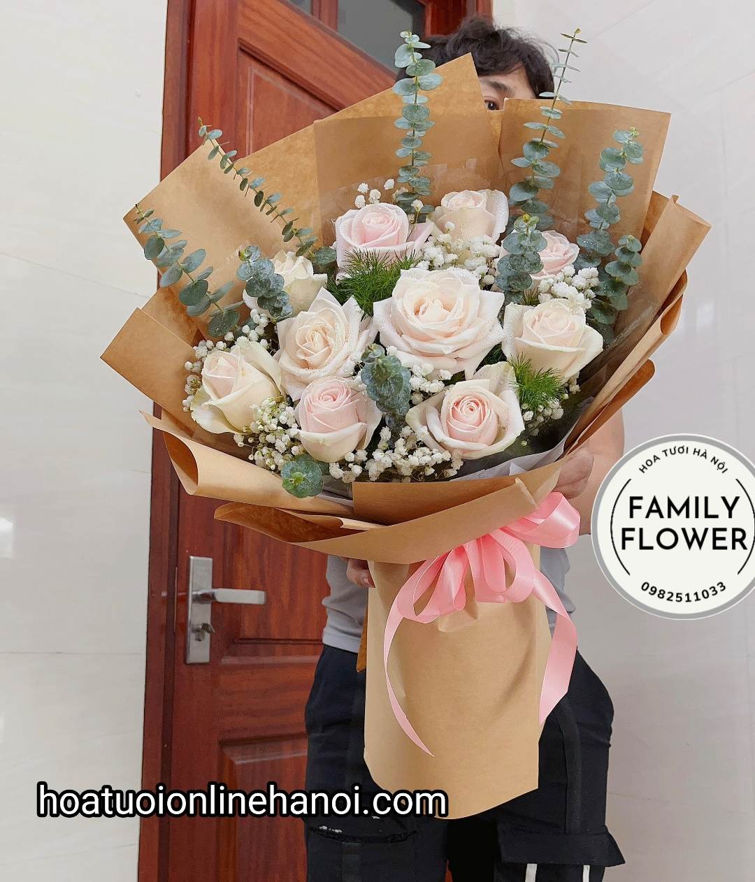 Bó hoa hồng tặng sinh nhật tại Hà Nội