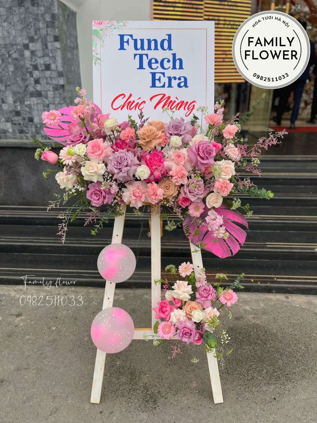  Kệ hoa chúc mừng khai trương đẹp tại Hà Nội 