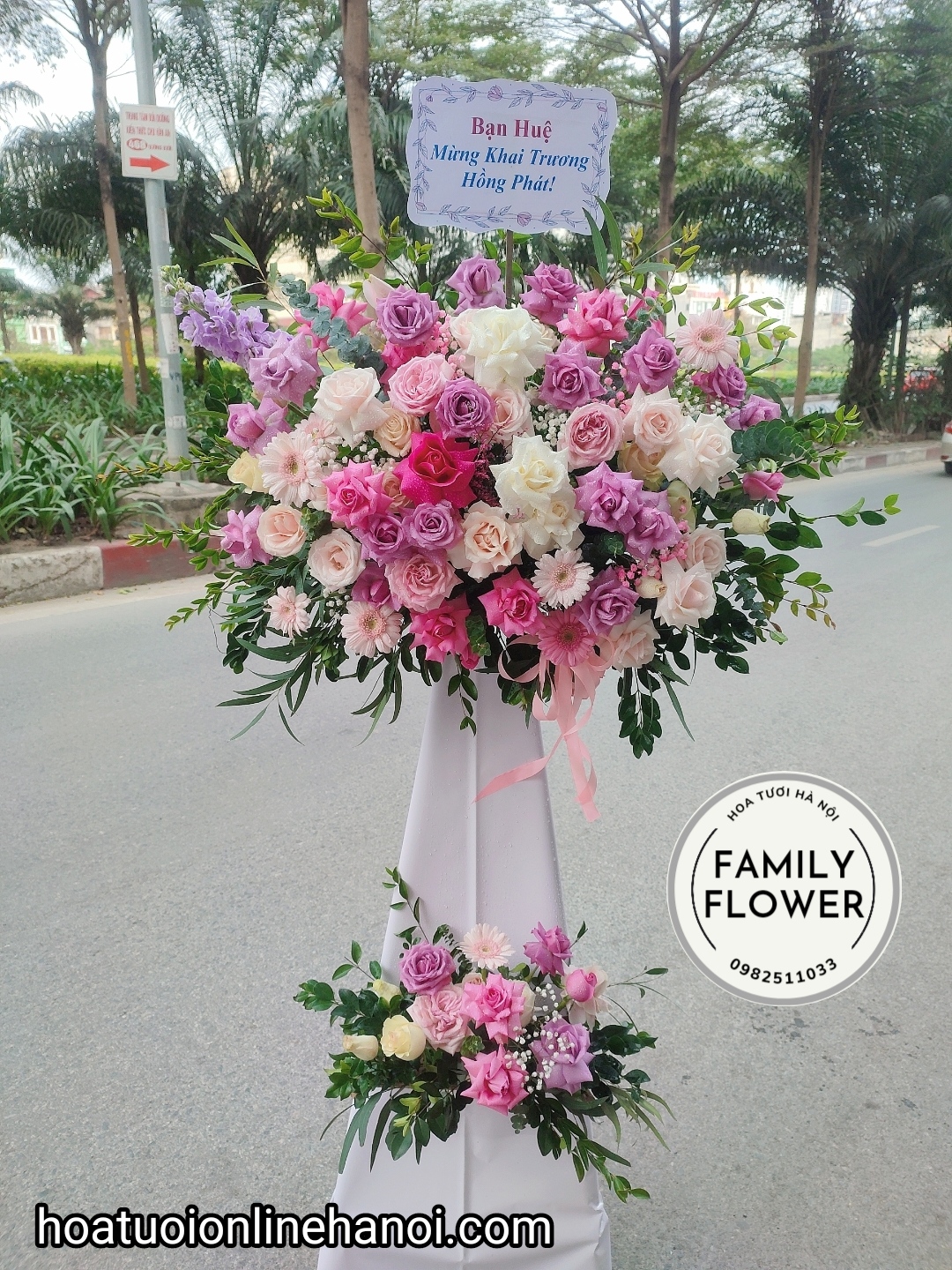 Cây hoa khai trương , chúc mừng tại Hà Nội . Hoa khai trương Hà Nội.