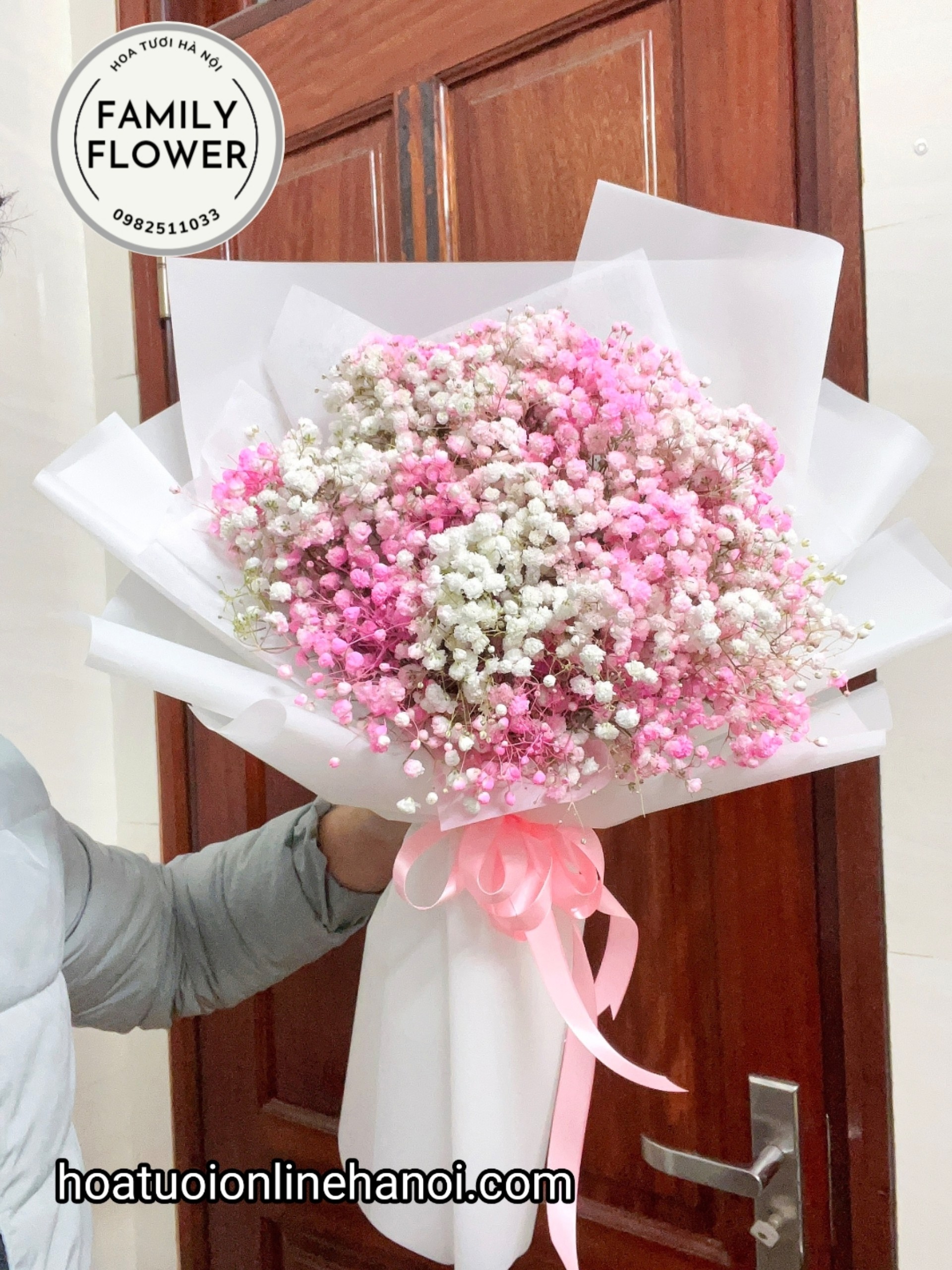 bó hoa baby tặng sinh nhật bạn gái , người yêu tại HÀ NỘI