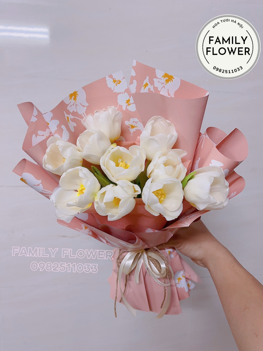  Bó hoa tulip tặng người yêu ở Hà Nội 