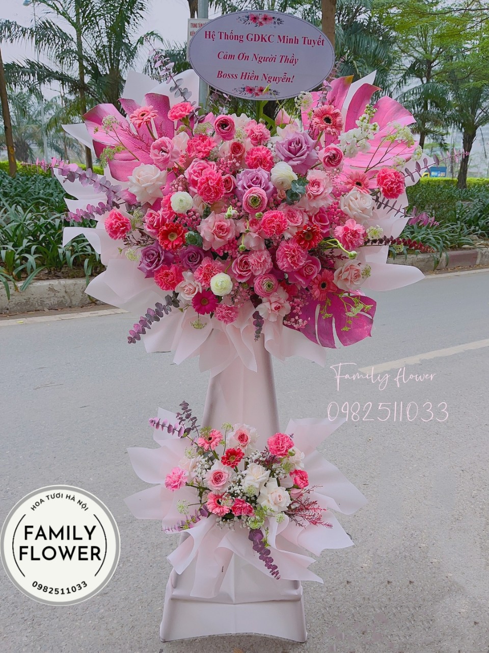  Cây hoa khai trương quận Cầu Giấy  , Hai Bà Trưng , Hà Nội
