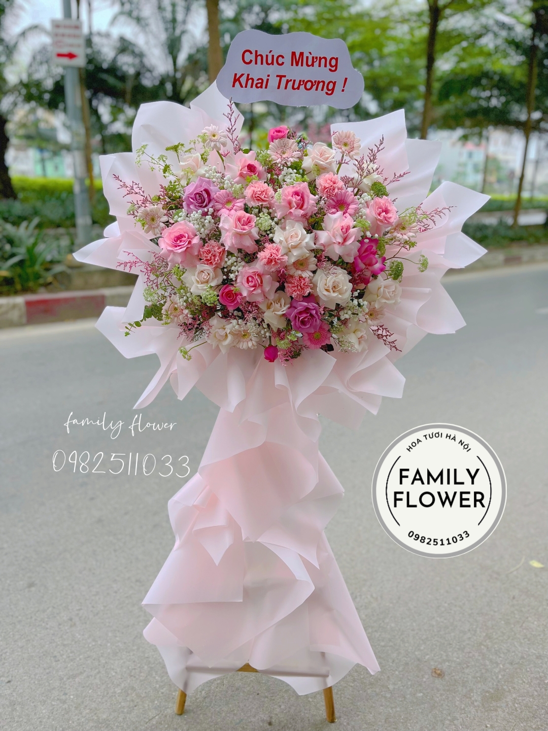 Mua hoa khai Trương Hà Nội ! Cây hoa chúc mừng khai trương ở quận Ba Đình