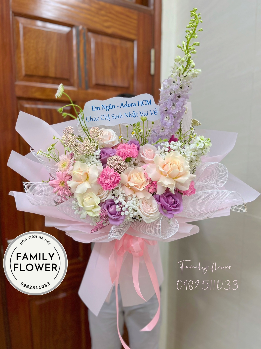Bó hoa chúc mừng sinh nhật quận Ba Đình ! Đặt hoa tươi online Hà Nội