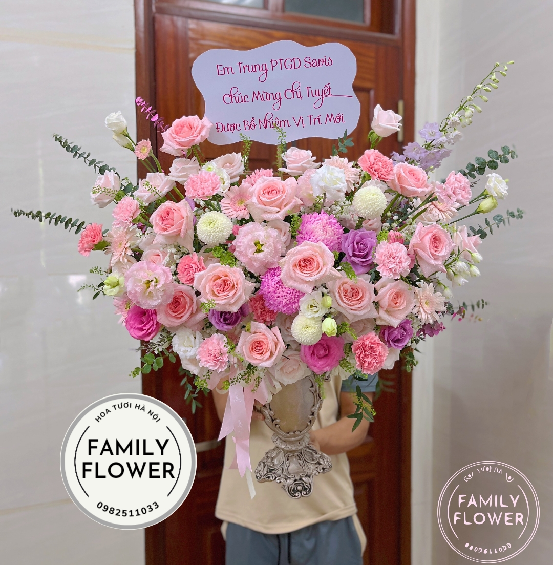 Bình hoa tươi tặng sinh nhật giám đốc , chủ tịch , đối tác quan trọng quận ĐỐNG ĐA , THANH XUÂN , BA ĐÌNH HÀ NỘI