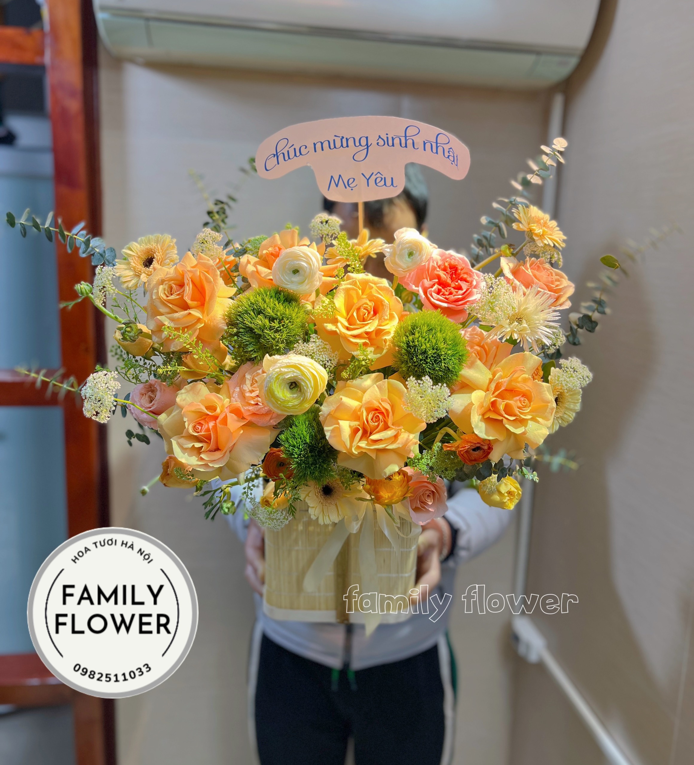Hoa tặng sinh nhật mẹ ở quận Cầu Giấy , quận Thanh Xuân Hà Nội ! Mua hoa sinh nhật Hà Nội