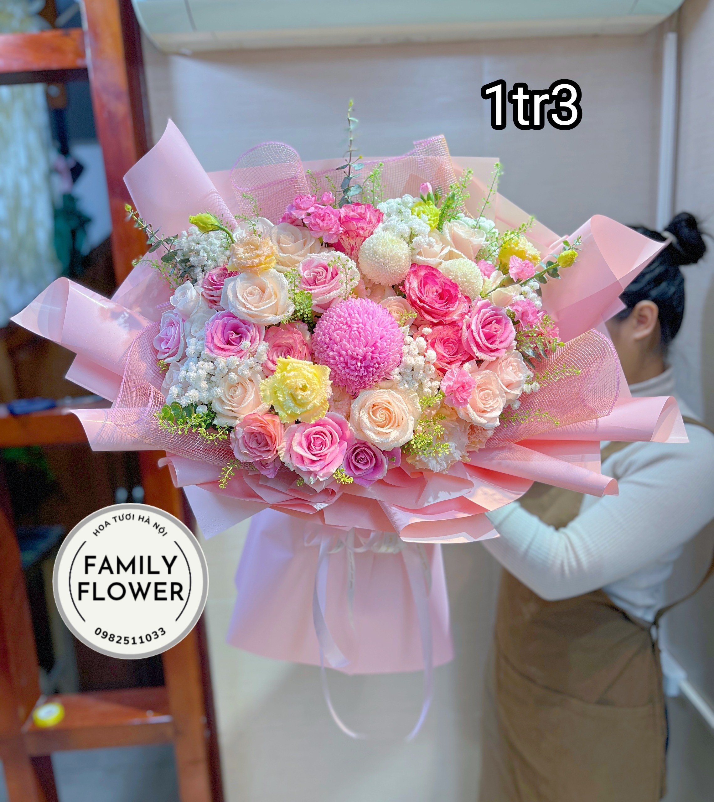 Hoa tươi Hà Nội - Bó hoa chúc mừng nhân ngày 8/3 