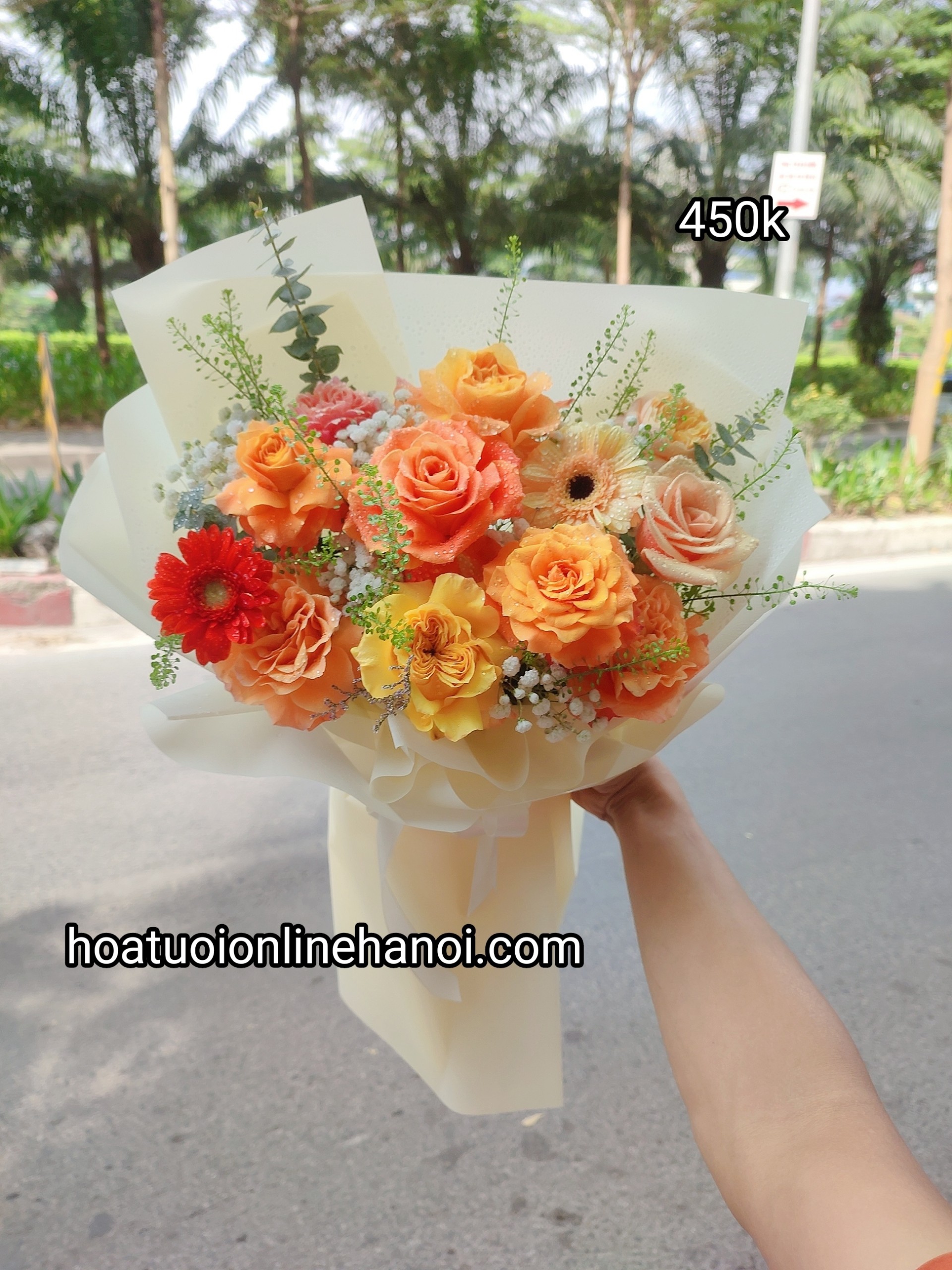 Hoa tươi Hà Nội - Bó hoa chúc mừng nhân ngày 8/3 