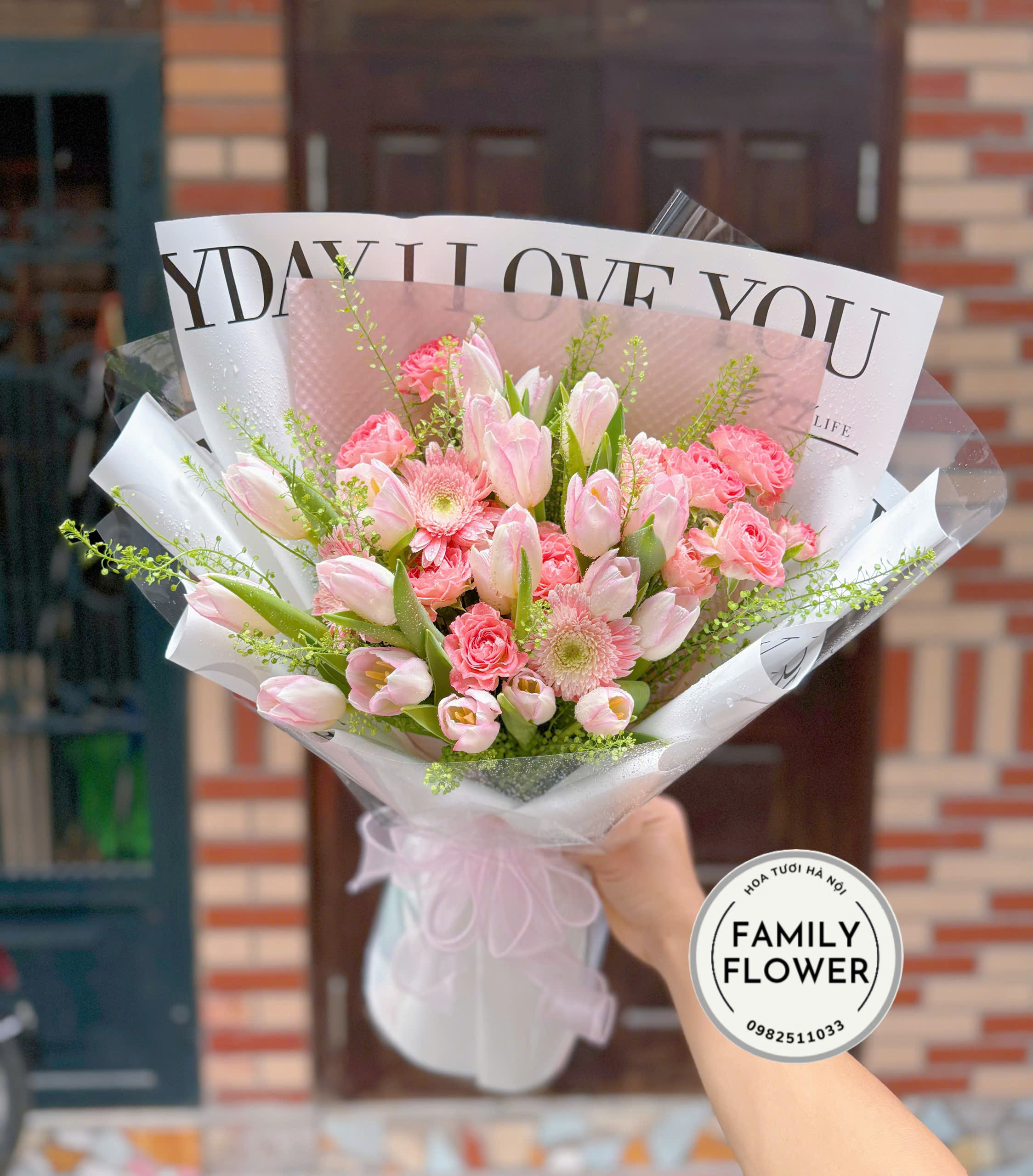 Bó hoa tulip tặng sinh nhật người yêu bạn gái ở Hà Nội ! Hoa tulip Hà Nội