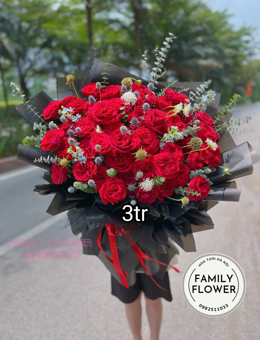 Bó hồng đỏ tặng 20/10 nhân ngày phụ nữ Việt Nam tại Ba Đình Hà Nội ! Hoa chúc mừng tại hà Nội ! Mua hoa tươi online Hà Nội