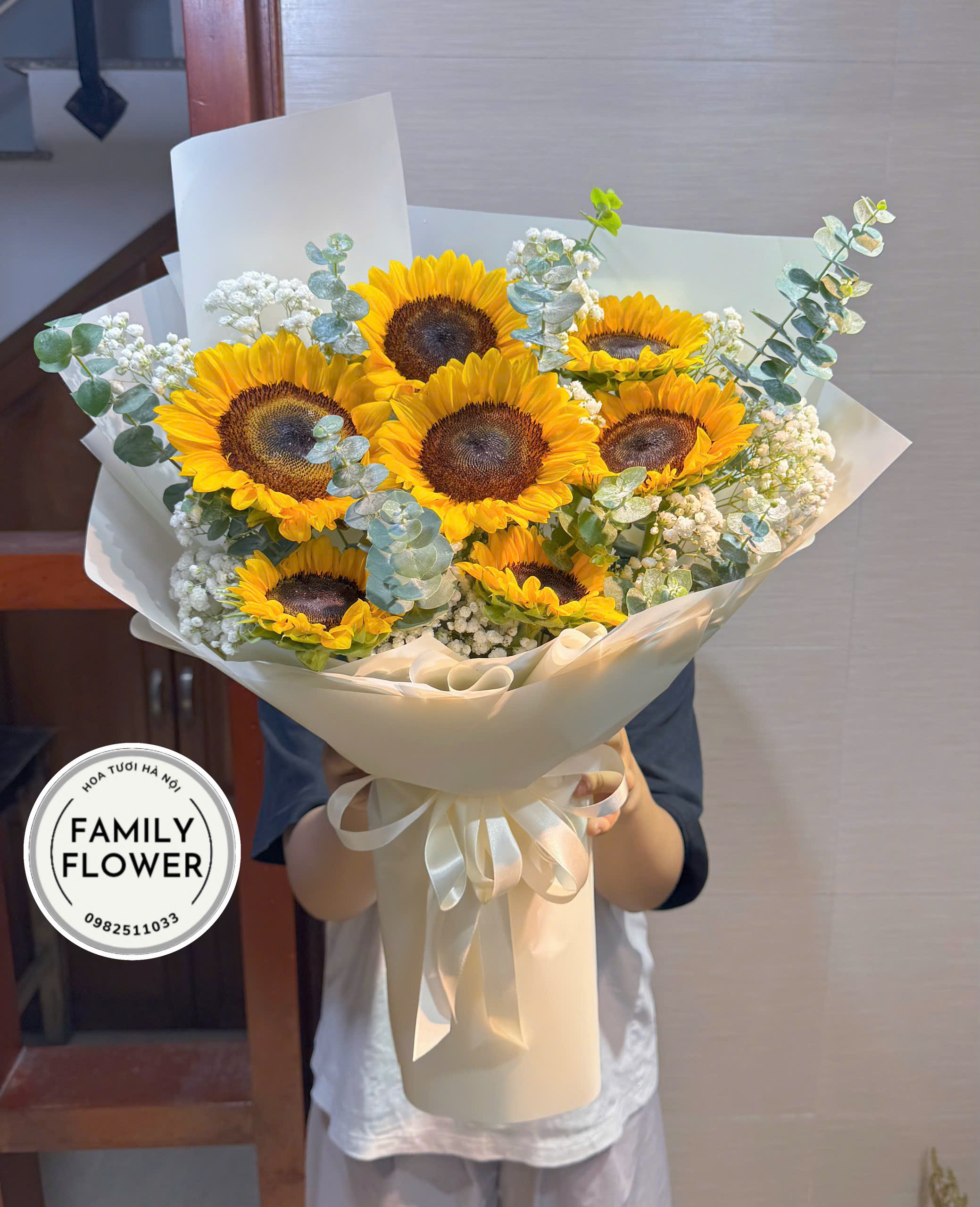Bó hoa hướng dương tặng chúc mừng tốt nghiệp Hà Nội 