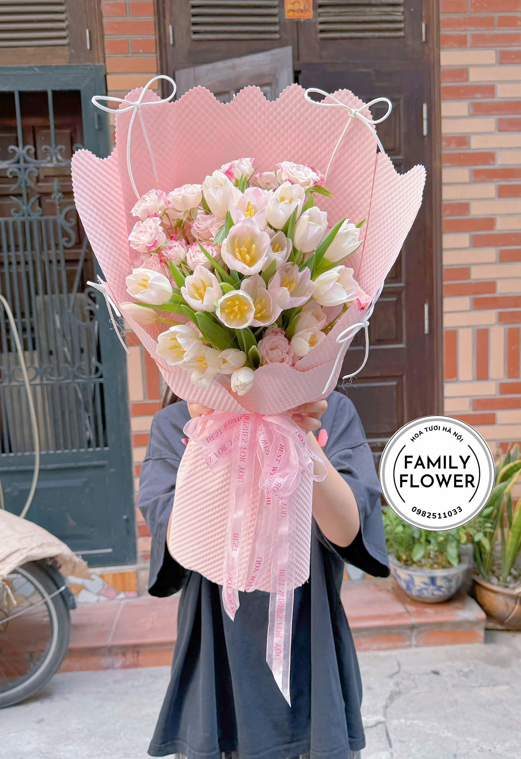 Hoa tulip ' bó hoa tulip tặng bạn gái nhân ngày 20-10 ! Giao hoa nhanh