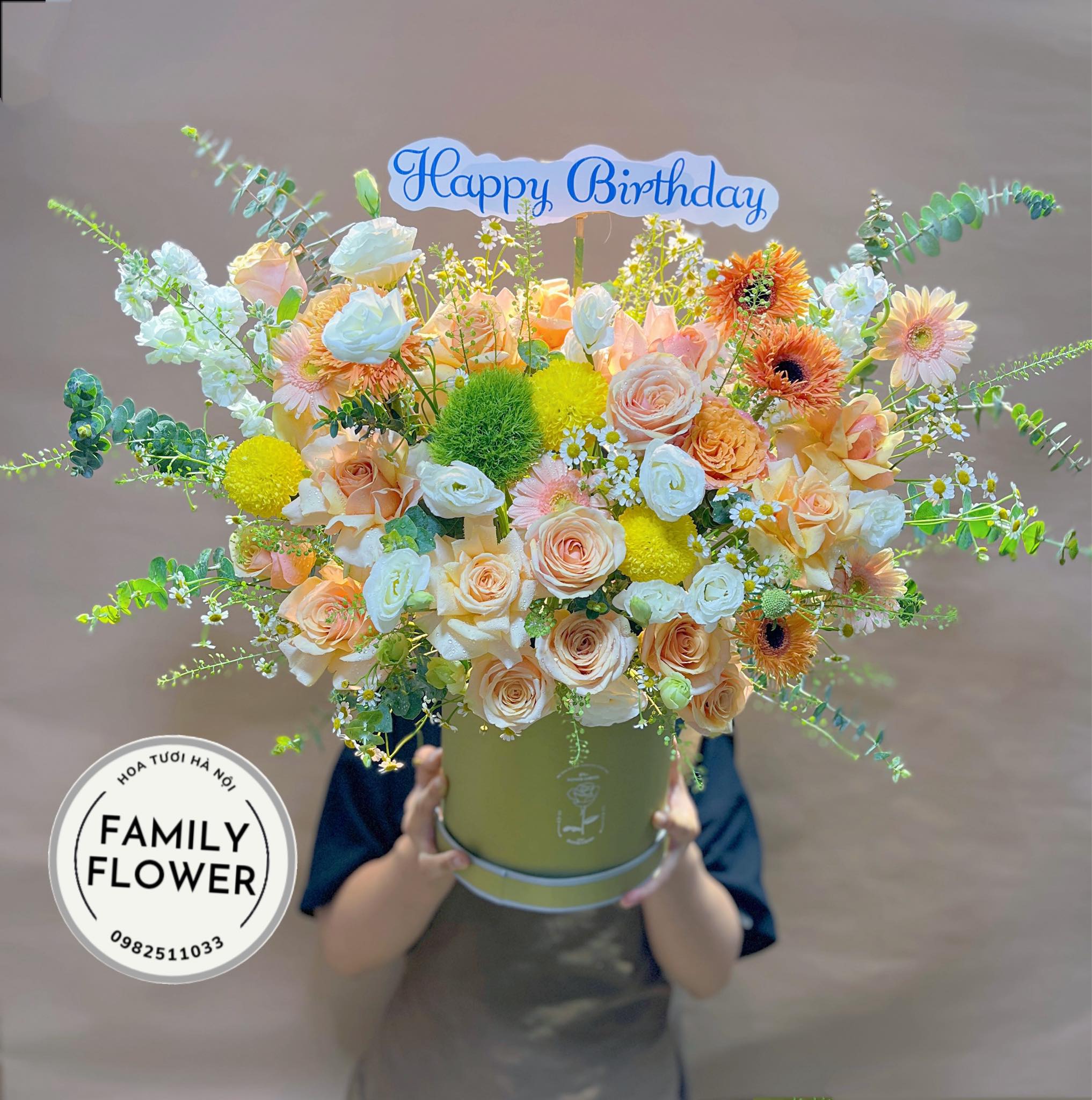 Hộp hoa tươi tặng chúc mừng sinh nhật tại Ba Đình Hà Nội ! Hoa tươi Hà Nội ! Mua hoa online tại Ba Đình Hà Nội