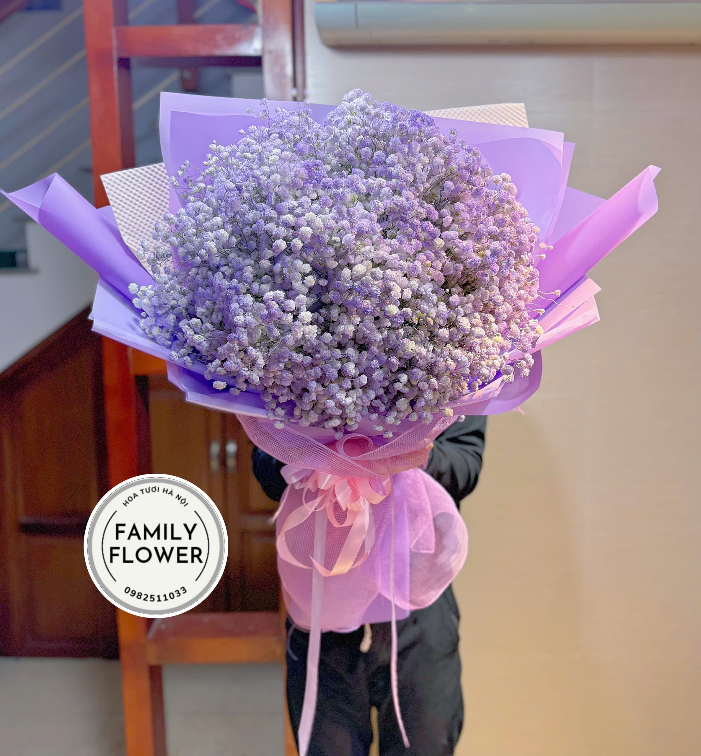 Bó hoa baby tặng người yêu nhân dịp valentine , 8 tháng 3 ở Hà Nội ! Hoa tươi Hà Nội