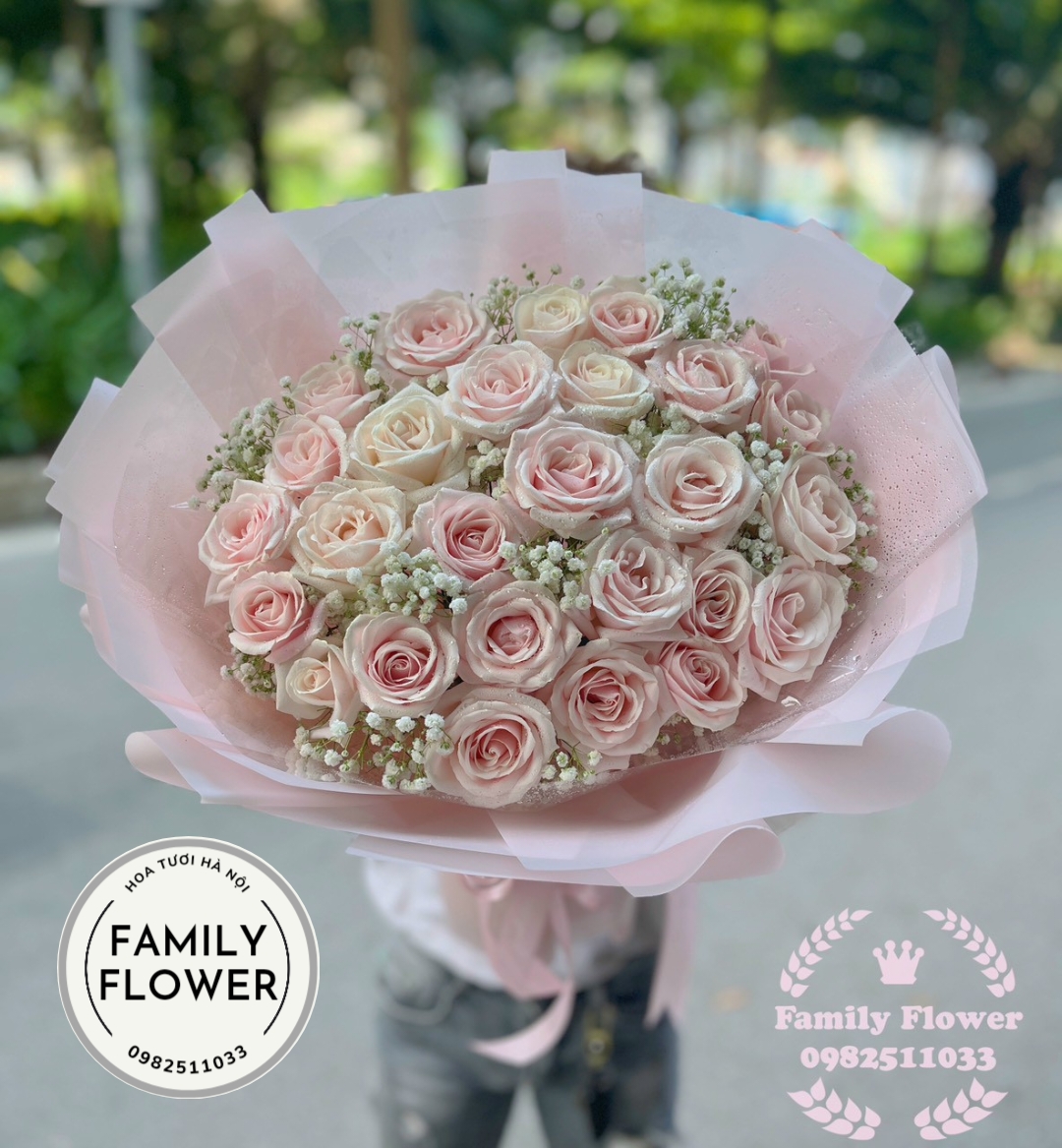 Bó hoa tặng vợ người yêu nhân dịp 20 tháng 10 ở Hà Nội ! Hoa 20 tháng 10, hoa tươi Hà Nội     