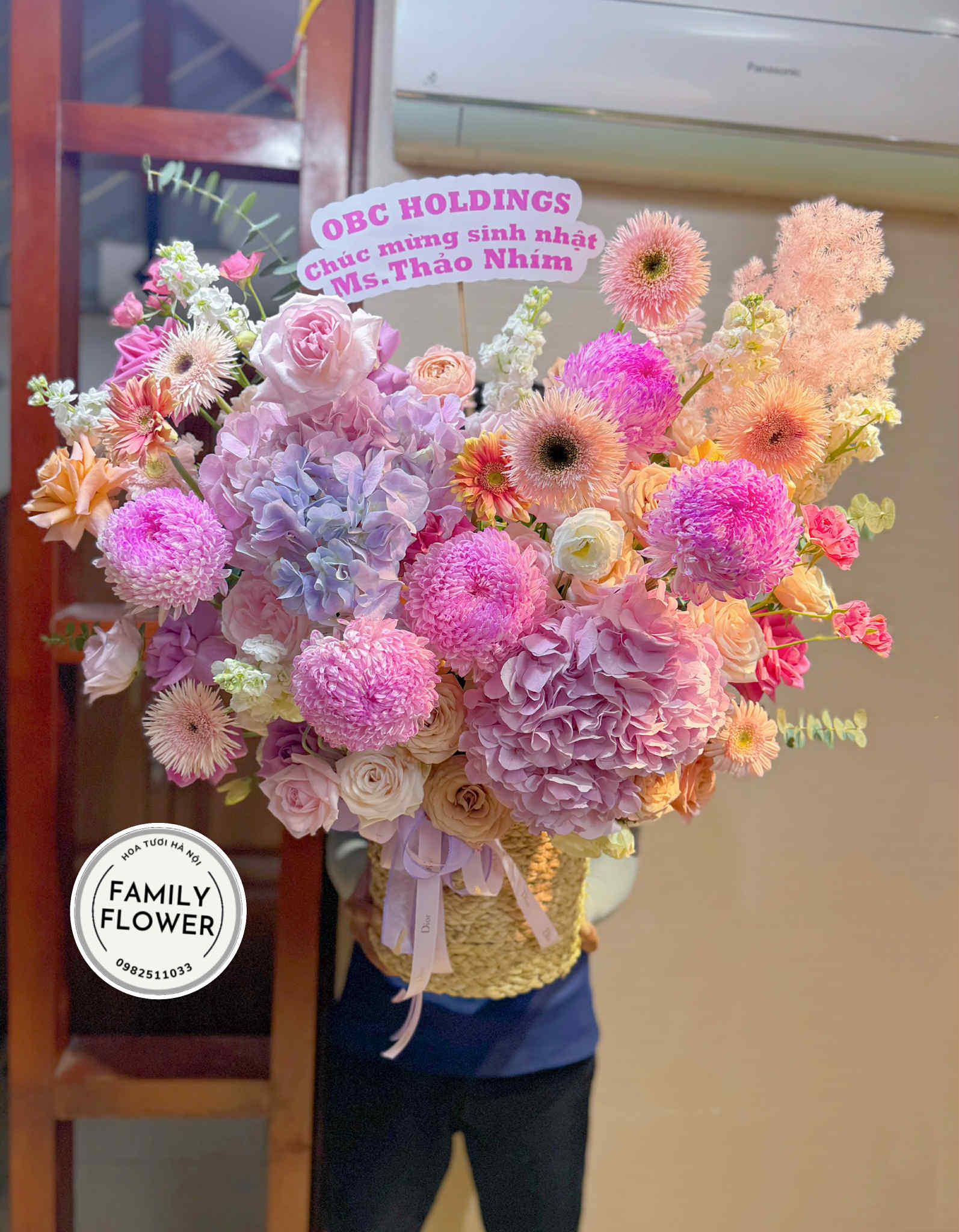 Lẵng hoa chúc mừng sinh nhật quận Ba Đình Hà Nội ! Hoa sinh nhật Ba Đình . hoa tươi Ba Đình